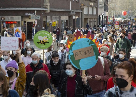 Bild einer Klima-Demo