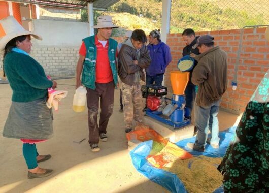 Die gute Nachricht: Andendorf startet Tierfutterproduktion